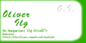 oliver ilg business card